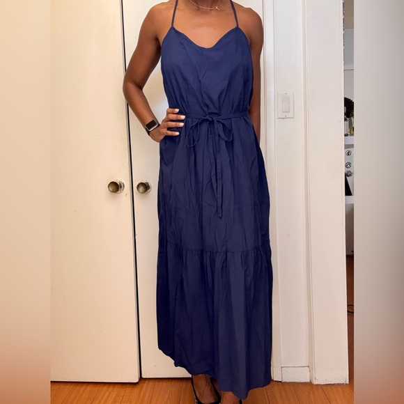 Universal Thread Deep Blue Maxi Dress - Picture 6 of 10